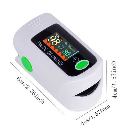 Fingertip Pulse Oximeter🔥 – Portable SpO2 & O2 Monitor for Home or Sport