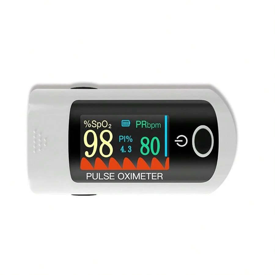 Fingertip Pulse Oximeter🔥 – Portable SpO2 & O2 Monitor for Home or Sport