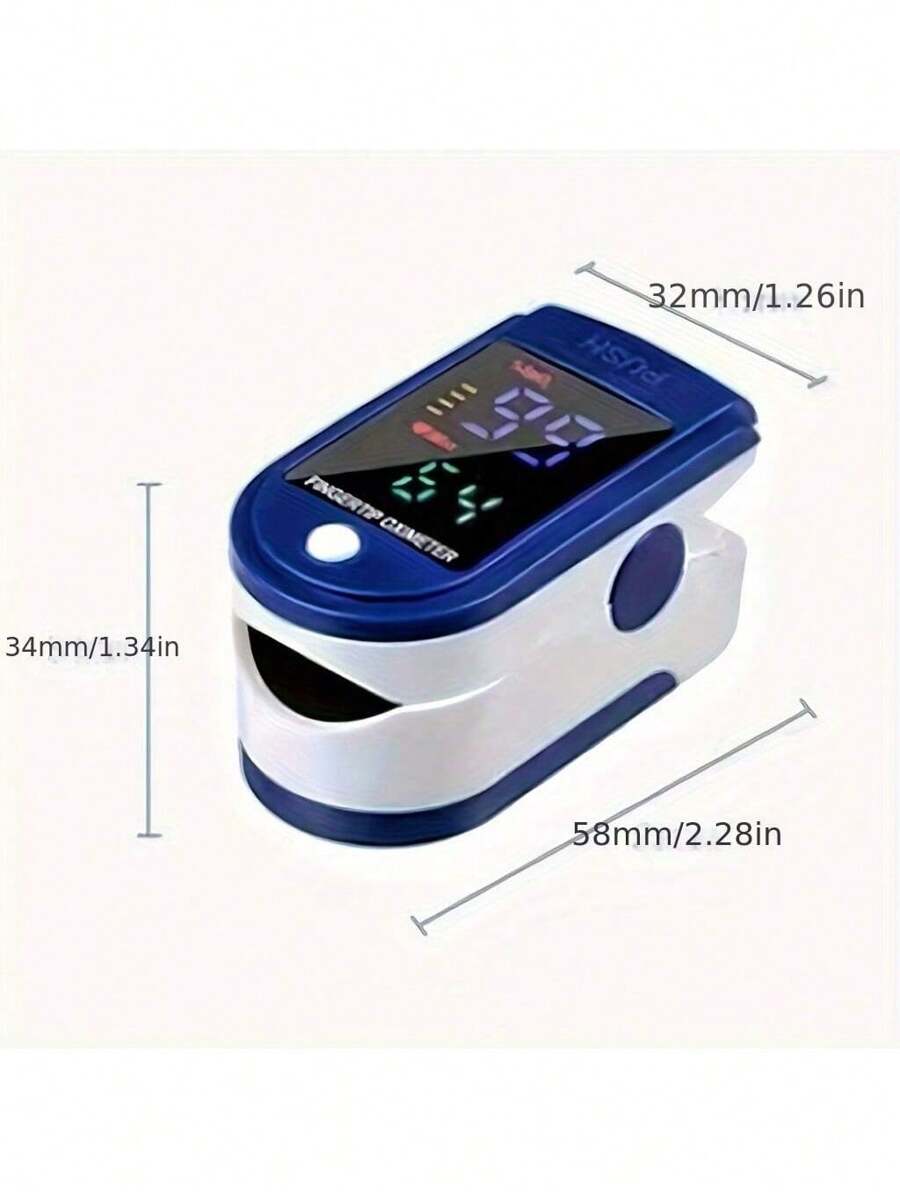 Pulse Oximeter SpO2 & Heart Rate Monitor ( 2-Pack)