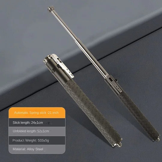Car-mounted Automatic Spring Baton: Legal Self-Defense