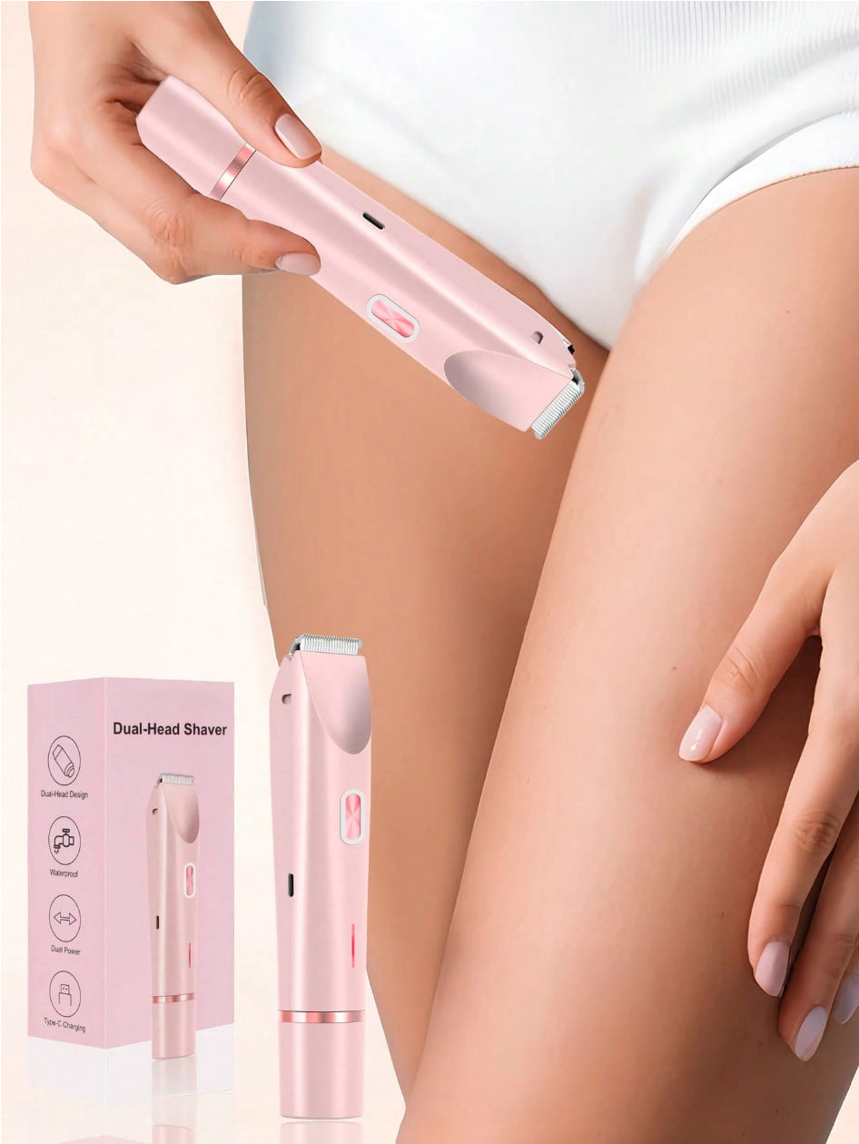 2-in-1 Women’s Bikini Trimmer – Smooth, Safe & Waterproof